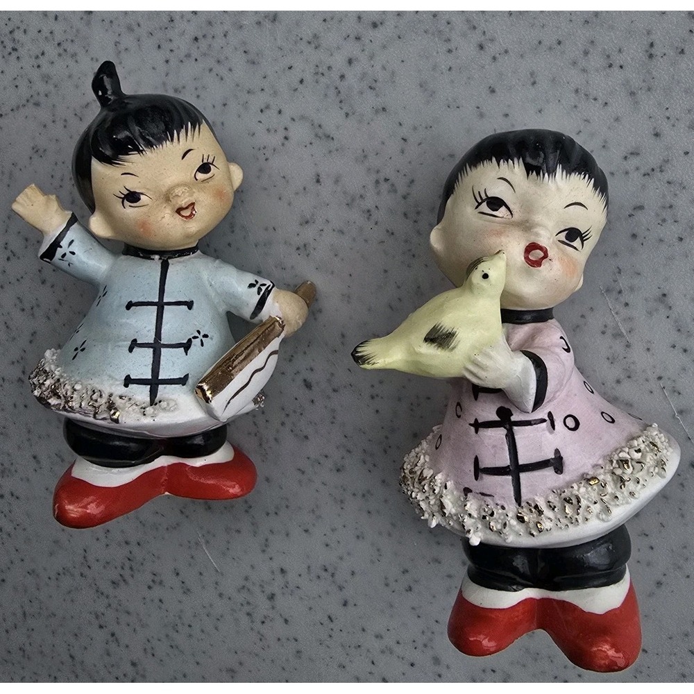 Enesco Japan Oriental  Salt & Pepper Shakers‎ Vintage